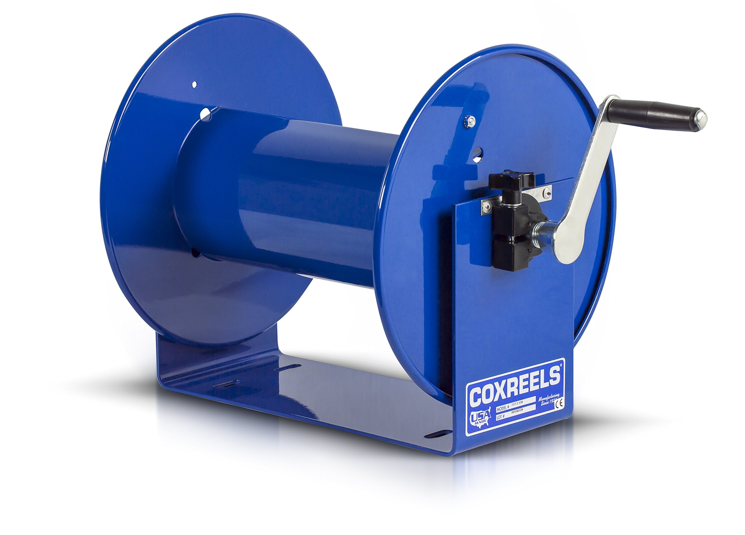 Coxreels 112-3-100 100 Series Challenger Reel, 3/8" Hose ID, 3/8" Hose OD, 100' Length