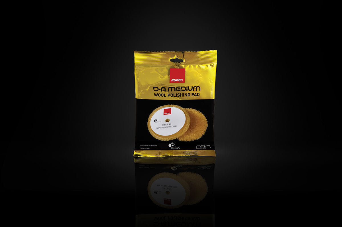 D-A Medium Wool Polishing Pad (Amarillo) Versión Anterior