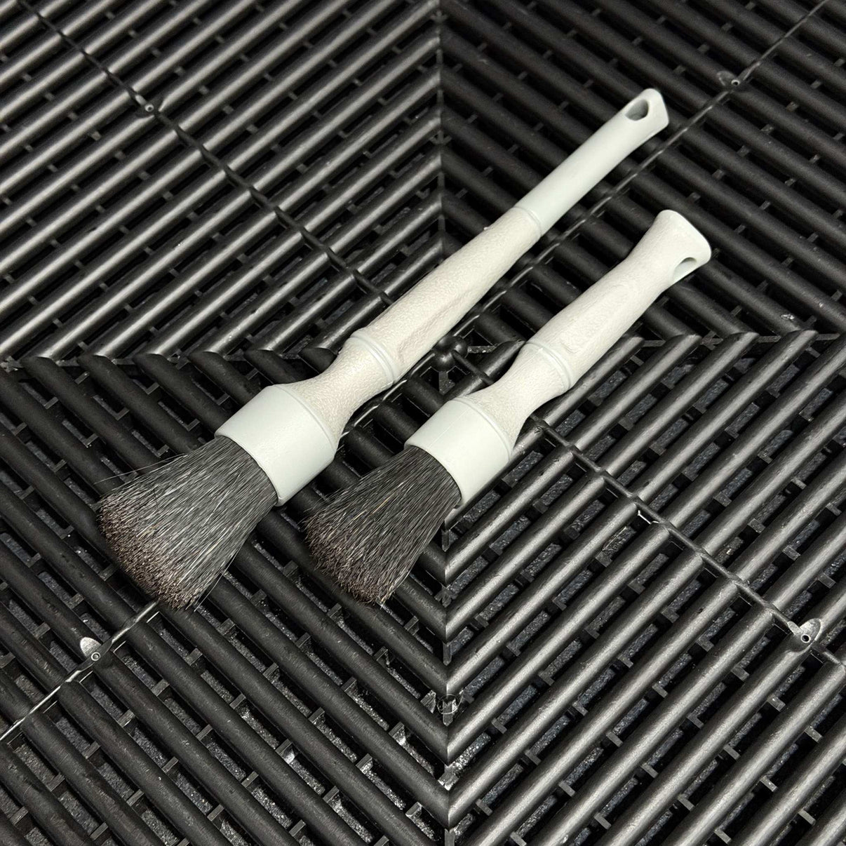 Set de brochas de pelo de jabalí TriGrip para detallado automotriz