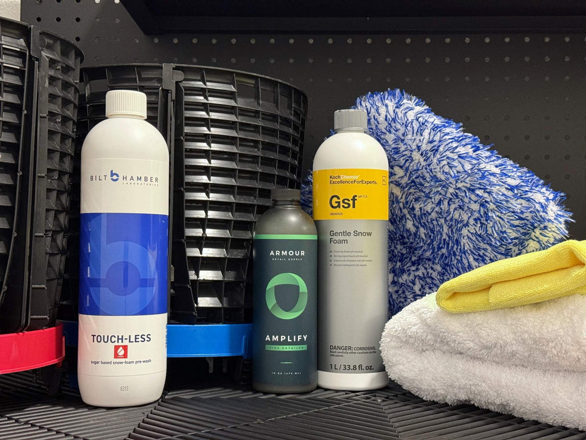 Kit de lavado para detailing impecable y auto reluciente desde cero