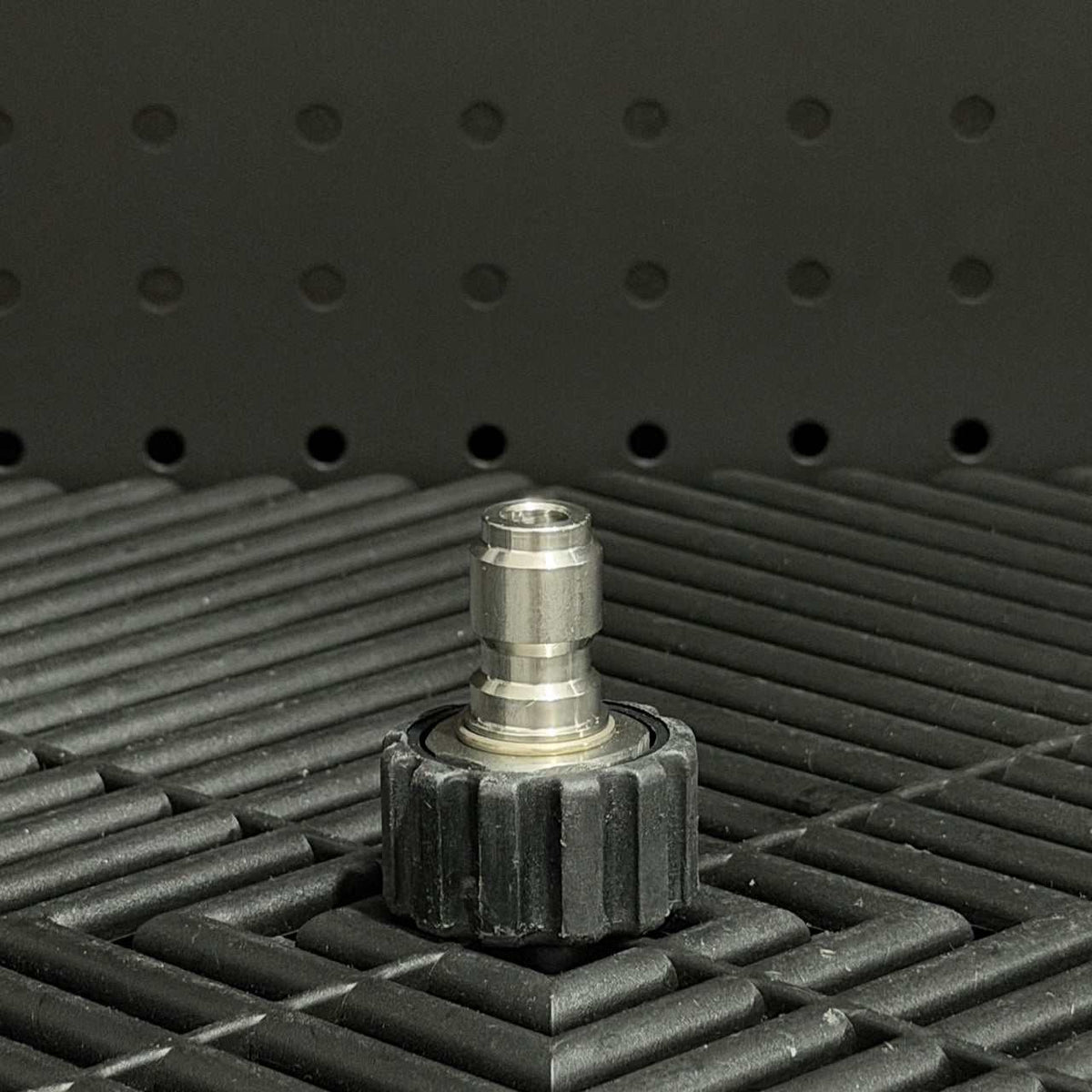 Conector rápido Mosmatic T304 SS acero inoxidable para hidrolavadora M22 a 3/8"