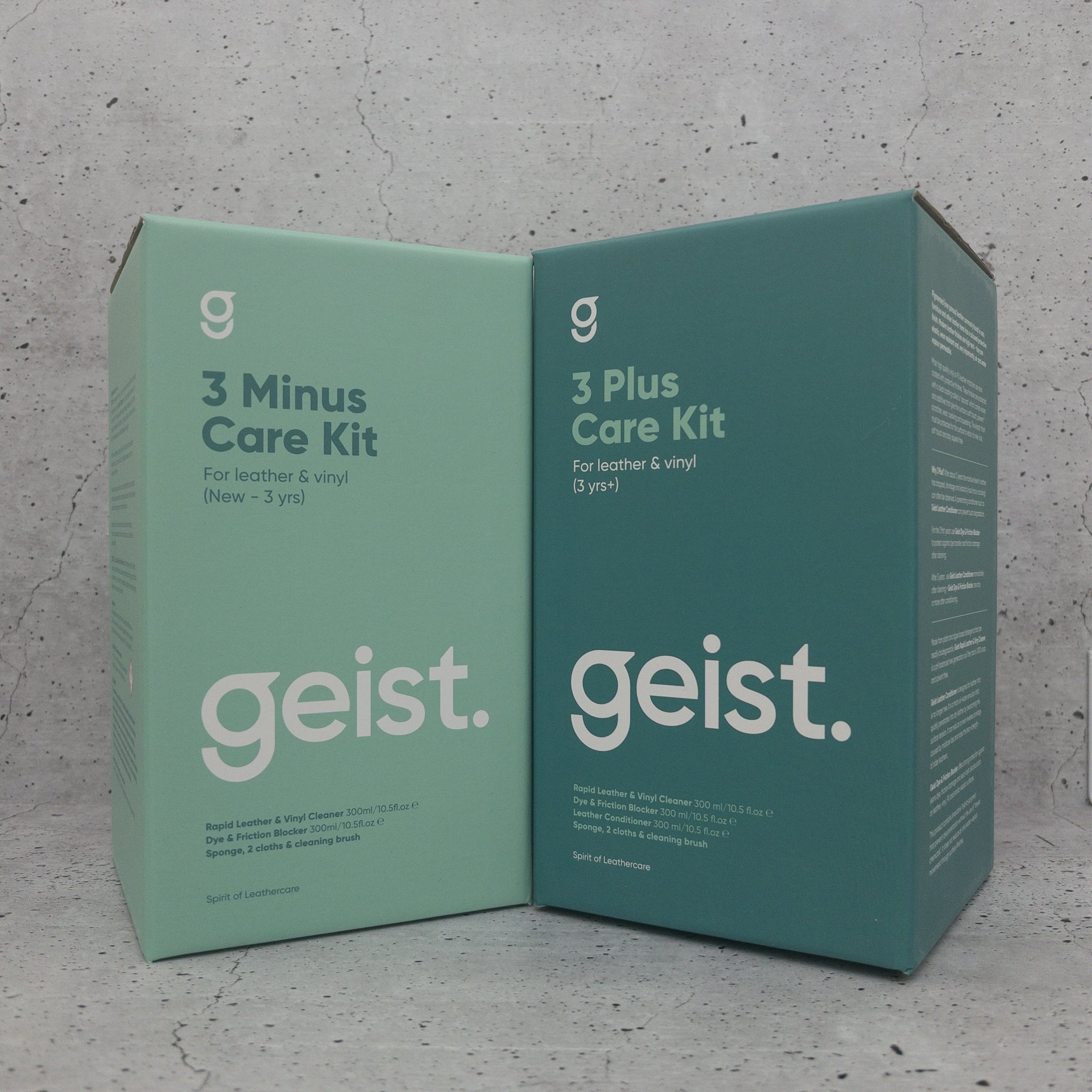 Geist 3 Plus Leather & Vinyl Care Kit